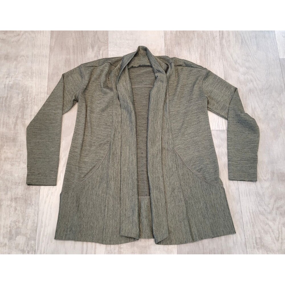 Kuhl Open Front Long Sleeve Knit Cardigan Womens XS Pockets Stretch Gorpcore